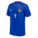 Camiseta Francia Olivier Giroud #9 Primera Equipación Eurocopa 2024 manga corta